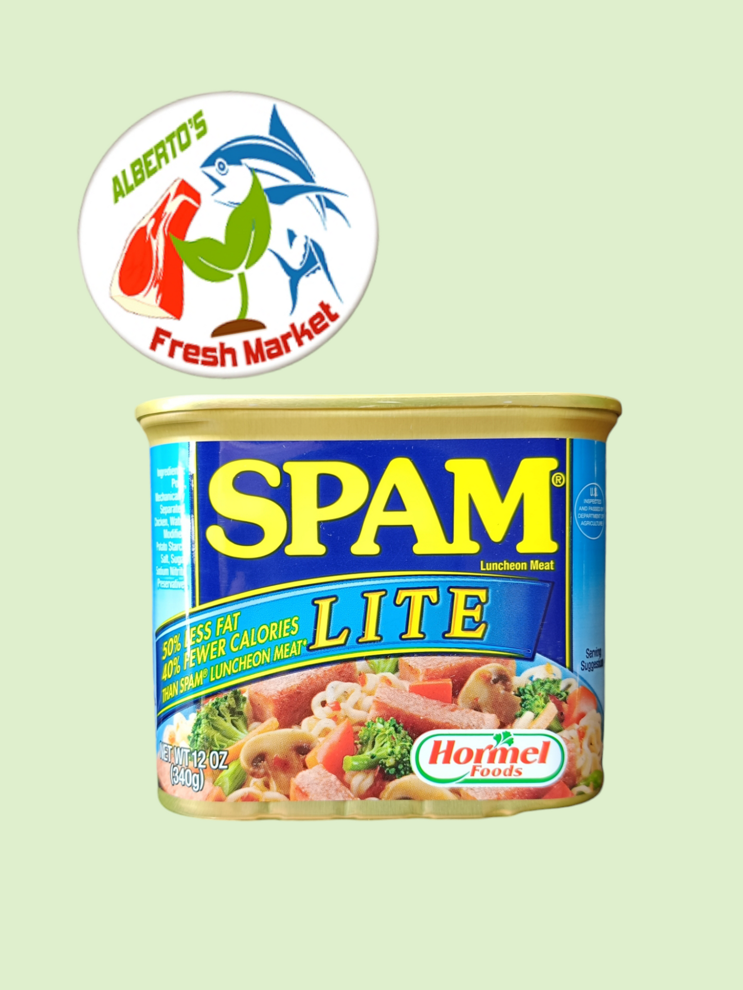 HORMEL FOODS SPAM LITE 340 grams