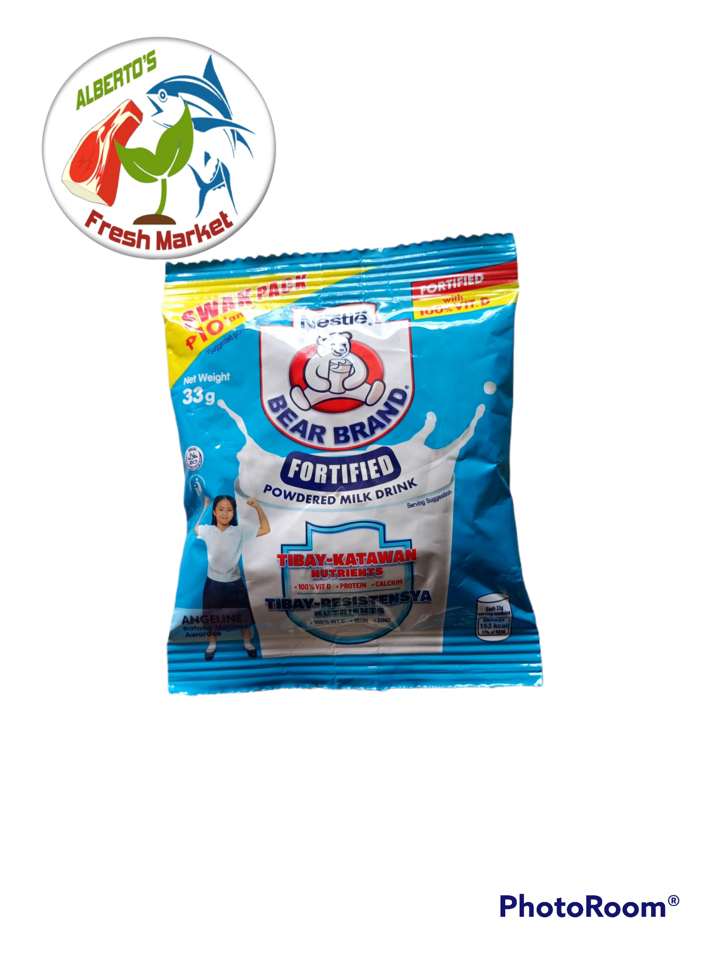BEAR BRAND POWDERED MILK DRINK 33g - 6pc