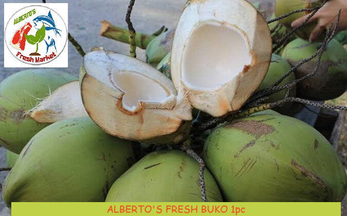 FRESH FRUITS YOUNG WHOLE COCONUT ( BUKO) 1pc