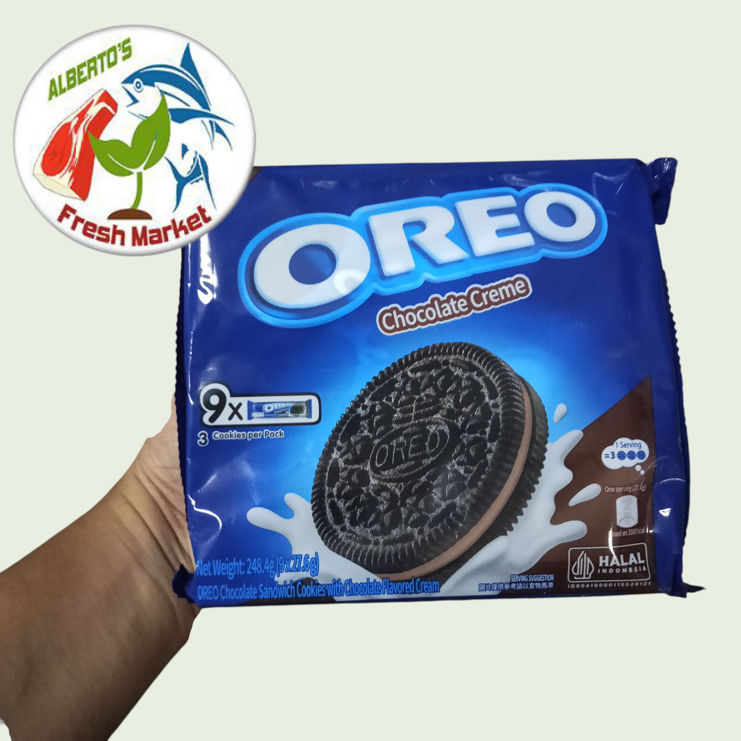 CHOCOLATE CREME ORIO 1pack - 9sx27grams