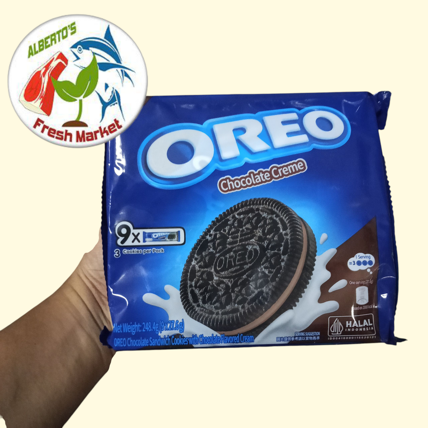 CHOCOLATE CREME ORIO 1pack - 9sx27grams