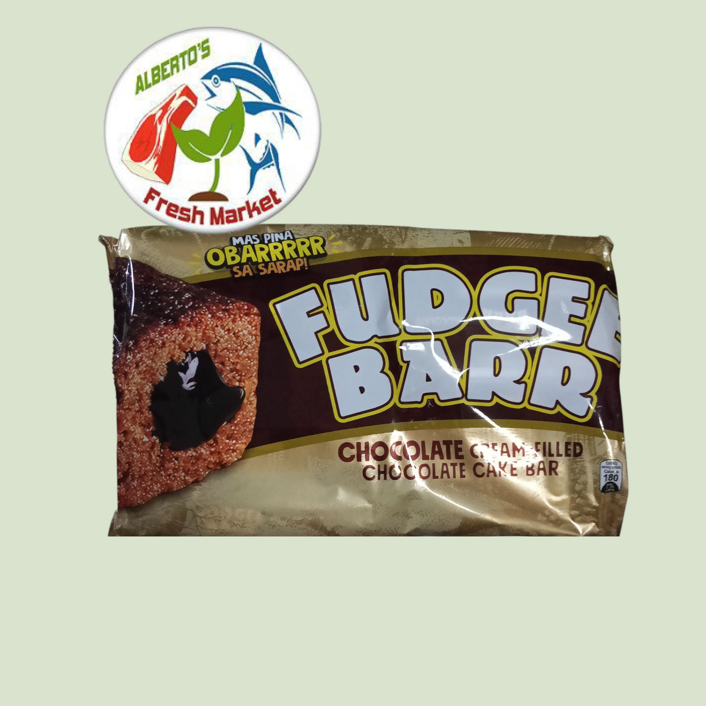 FUDGEE BARR CHOCOLATE CREAM FILLED 1PACK - 9s