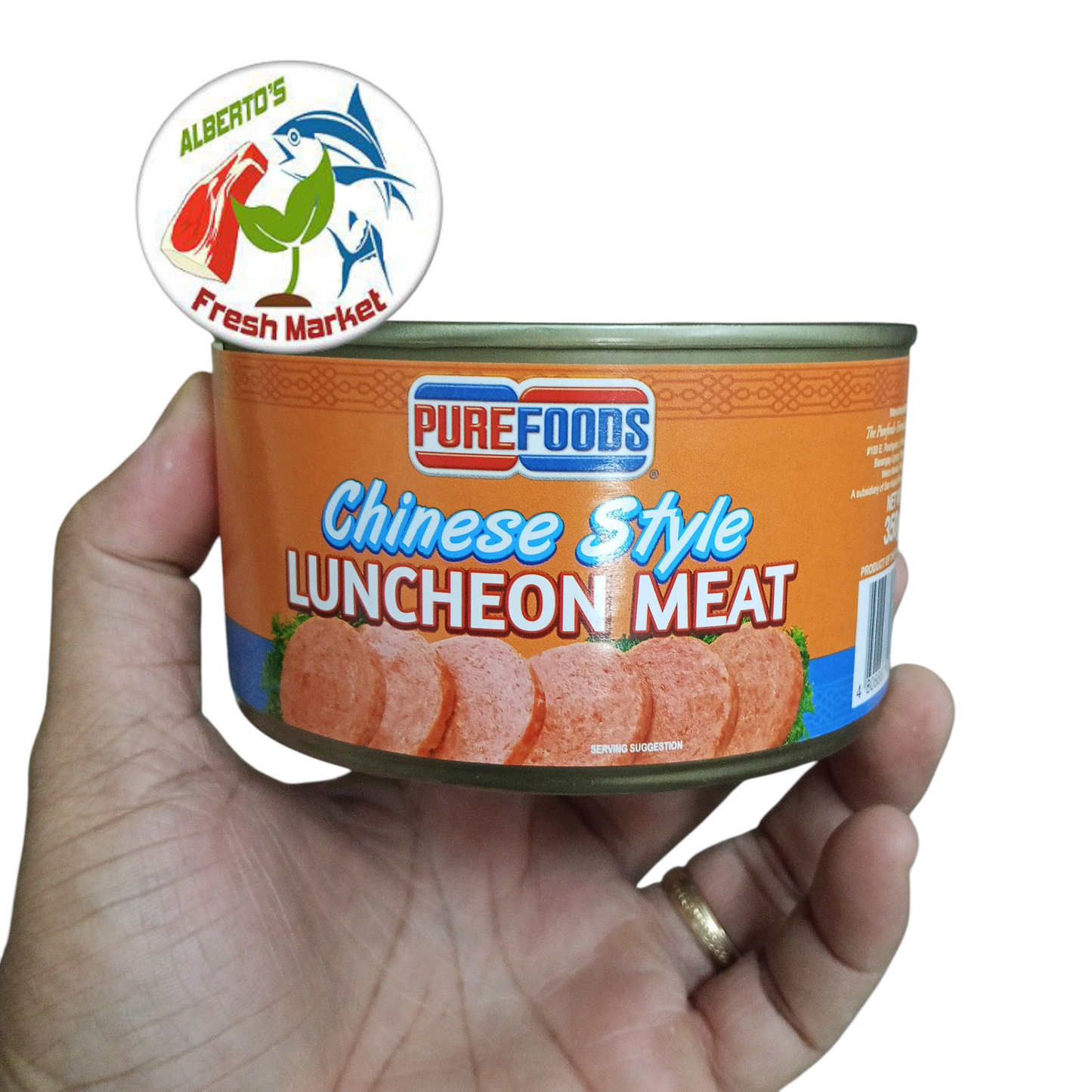 PUREFOOD CHINESE STYLE LUNCHEON MEAT 350grams - 1pc