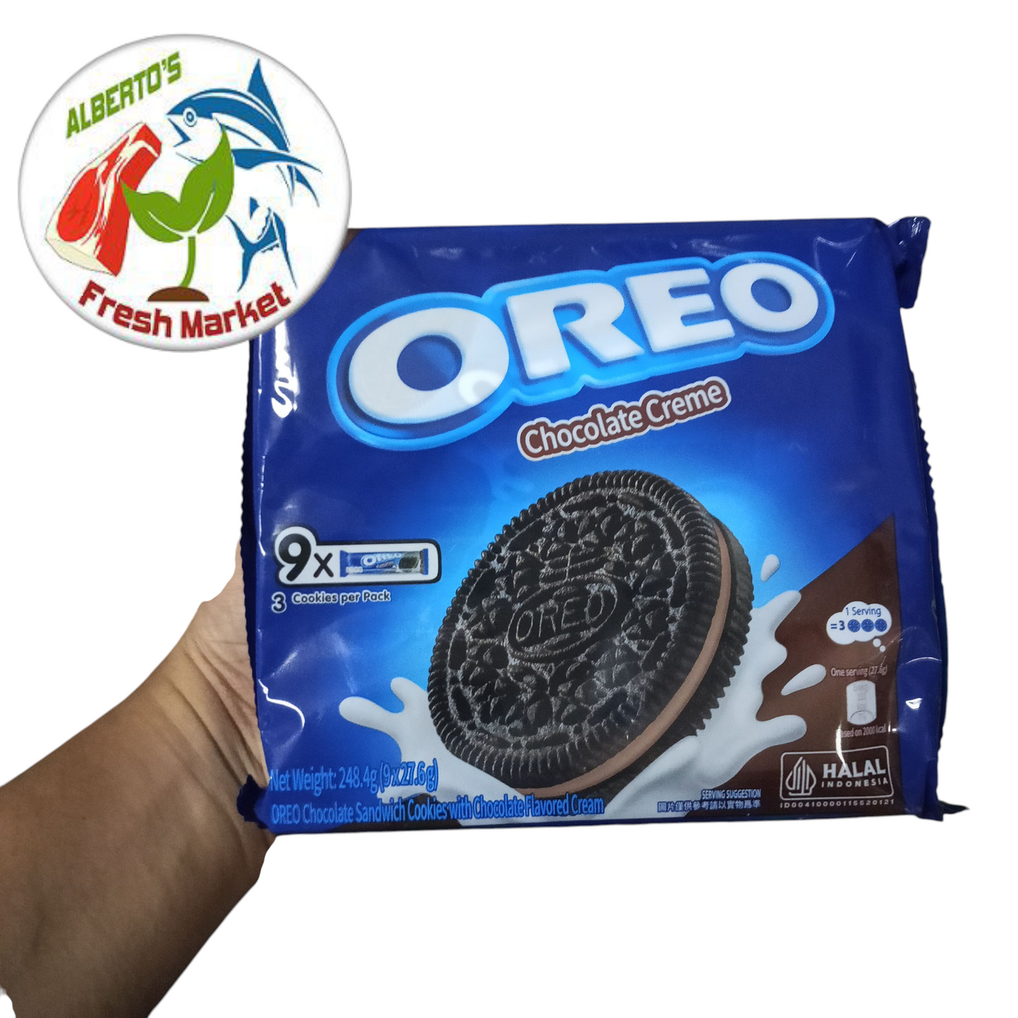 CHOCOLATE CREME ORIO 1pack - 9sx27grams