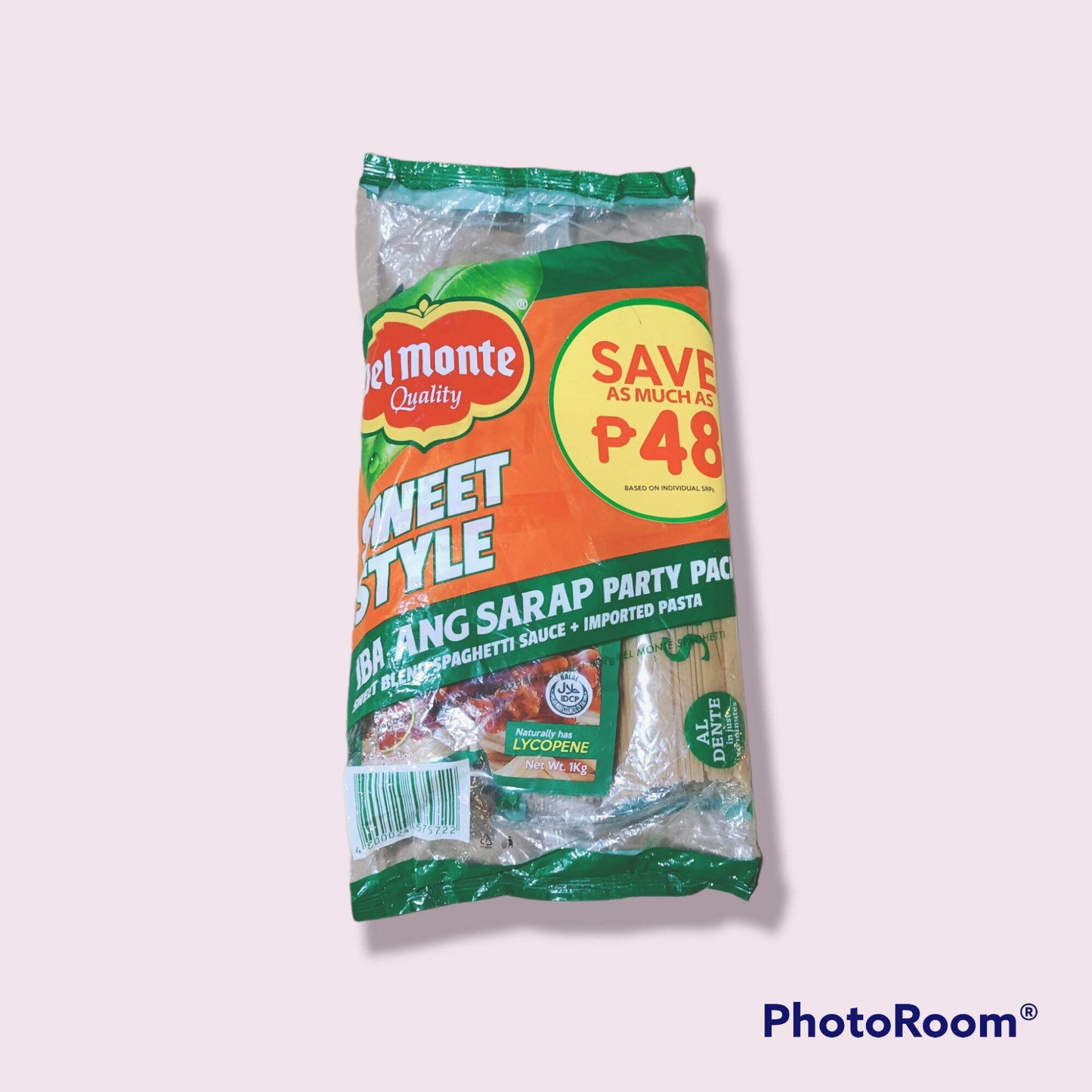DEL MONTE SWEET STYL SPHAGETTI PASTA AND SAUCE 1kg