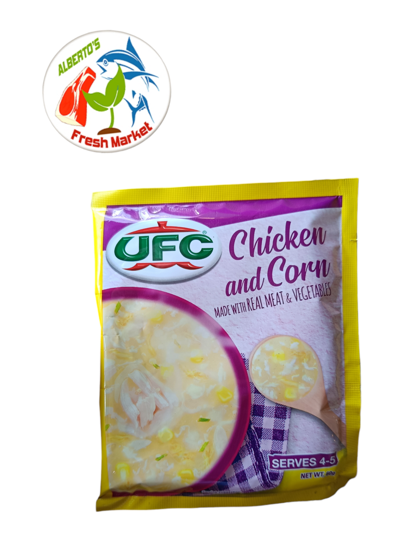 UFC CHICKEN AND CORN SOUP 60 grams