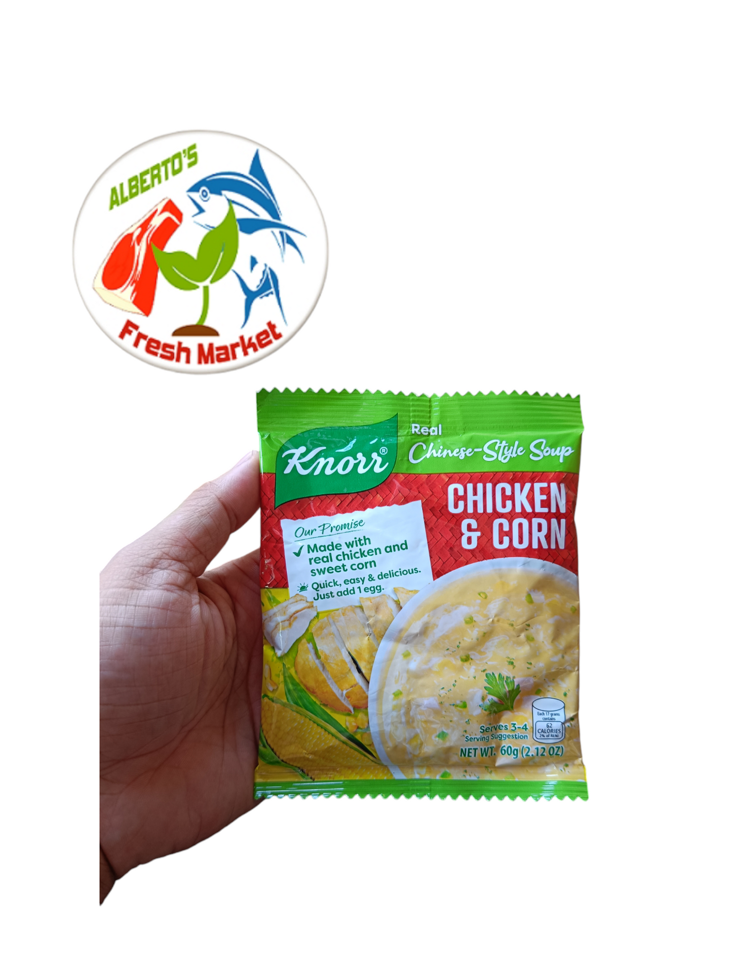 KNORR CHICKEN AND CORN SOUP 60 grams
