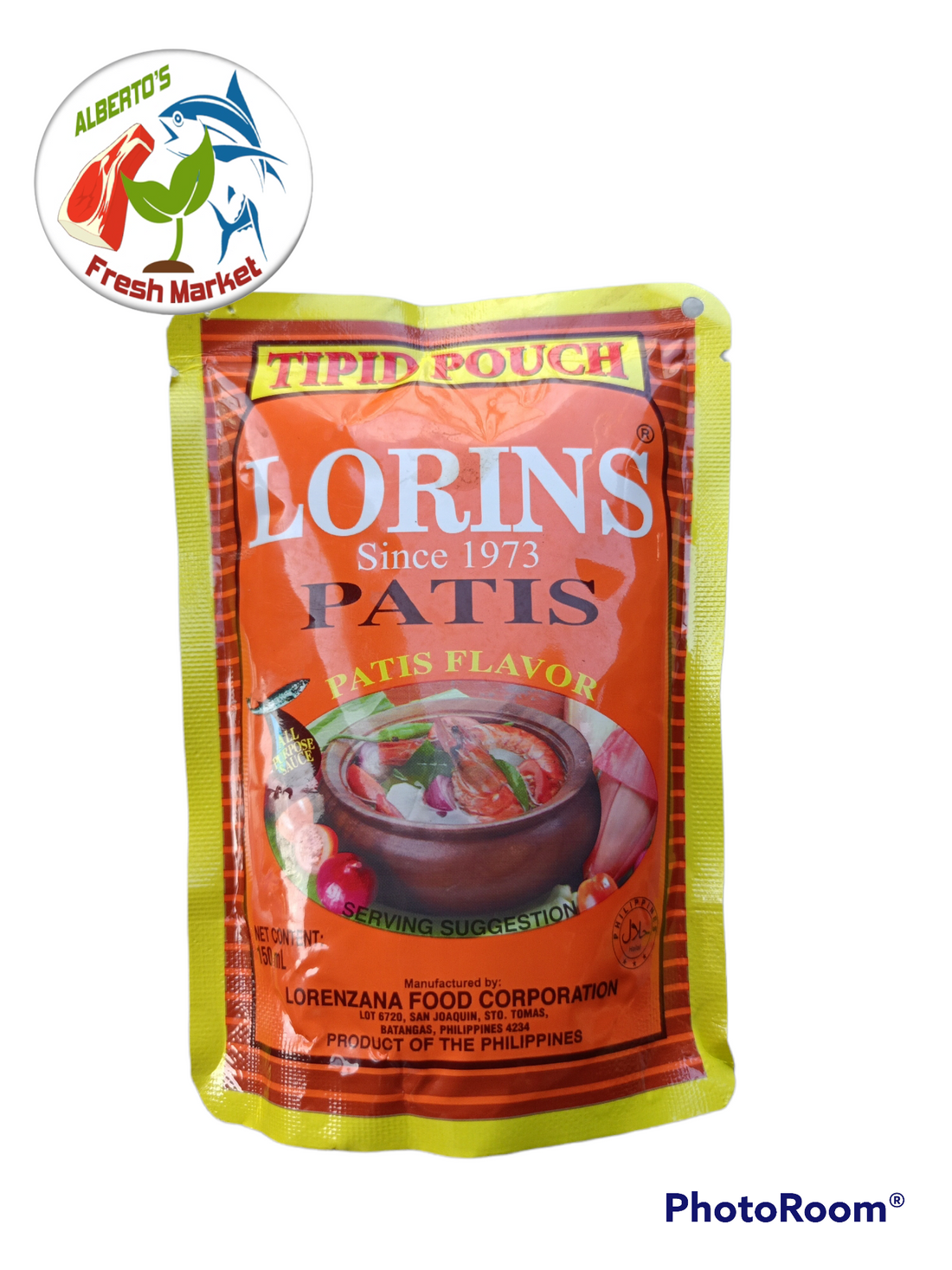 LORINGS PATIS TIPID POUCH 150ml – Alberto's Fresh Market