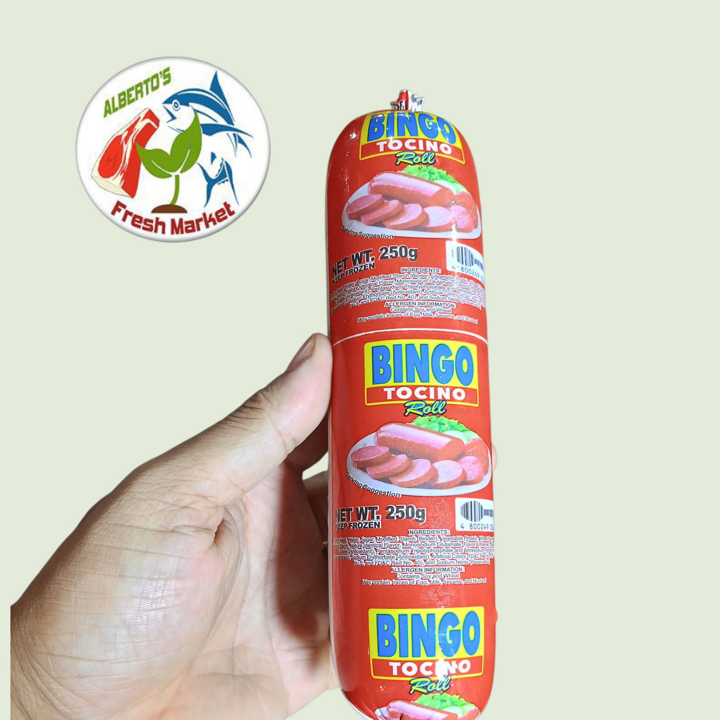 BINGO TOCINO AND LONGGANISA 250grams