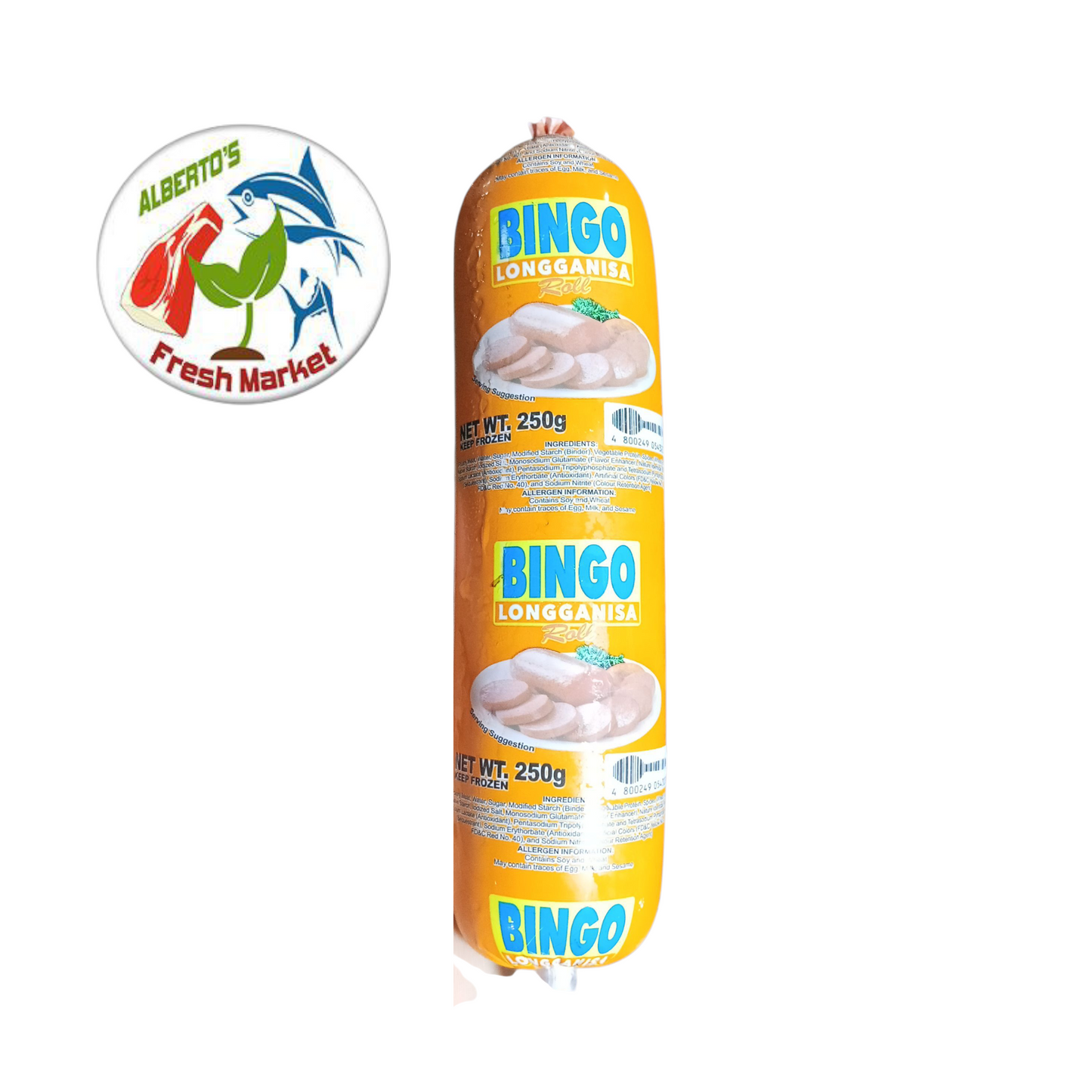 BINGO TOCINO AND LONGGANISA 250grams