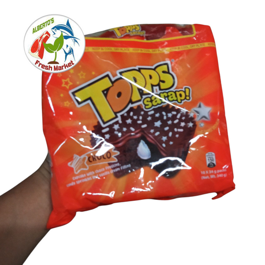 TOPPS SARAP CHOCO 1PACK= 10Sx34g