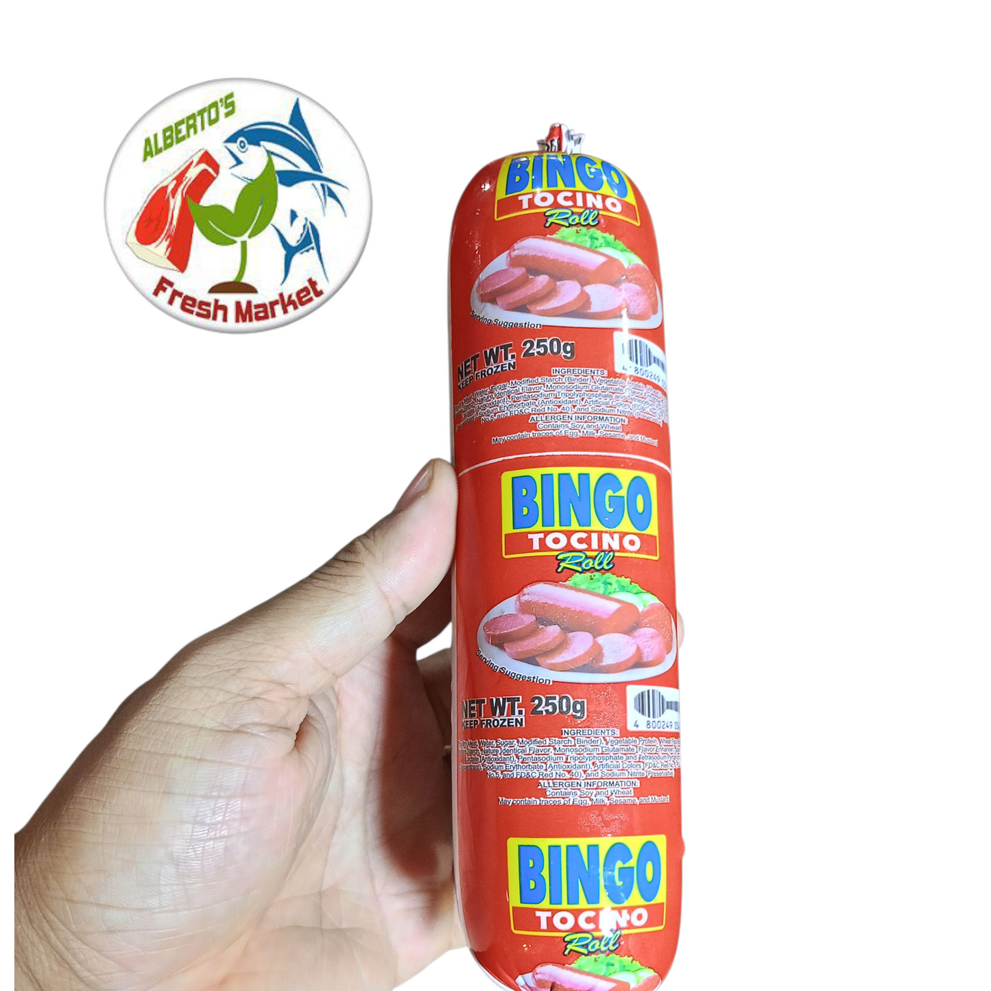 BINGO TOCINO AND LONGGANISA 250grams